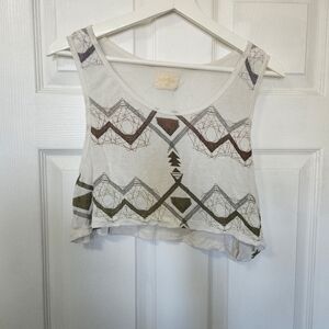 Western style crop top